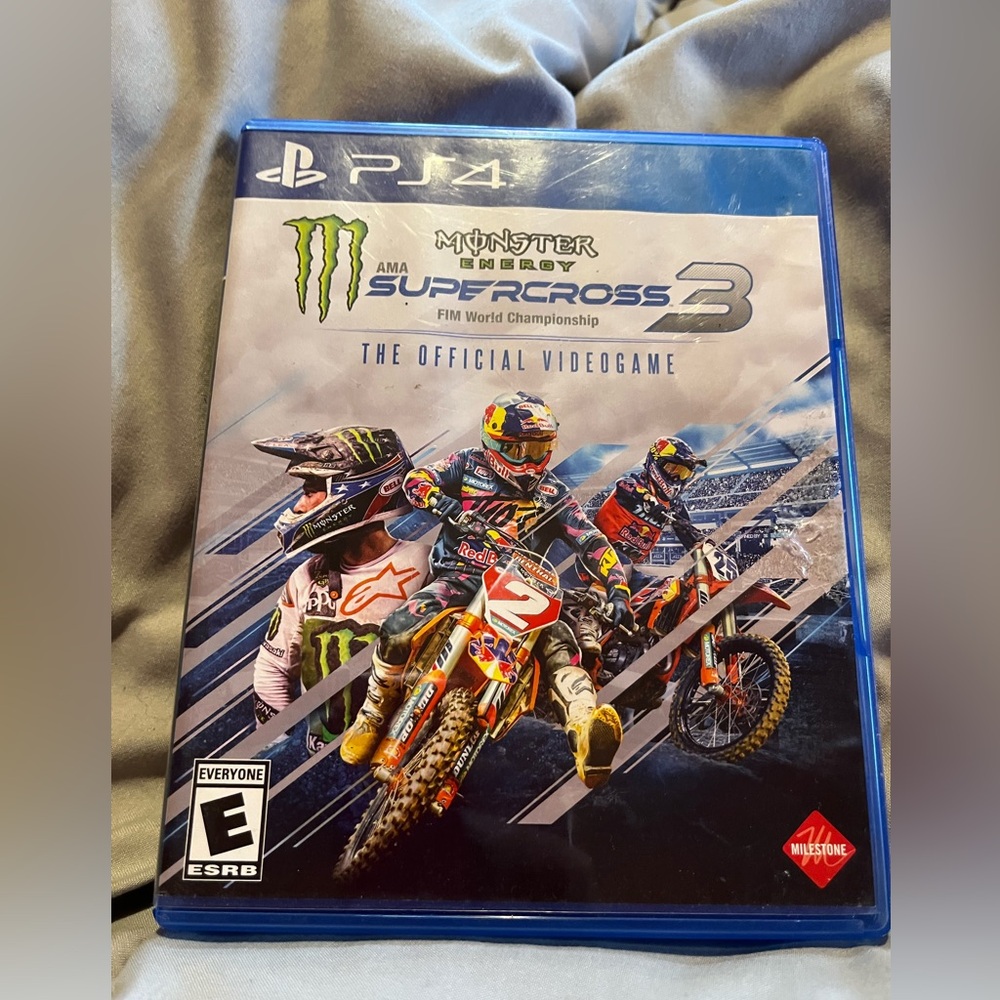 Supercross 3 for PS4 - Blue Case